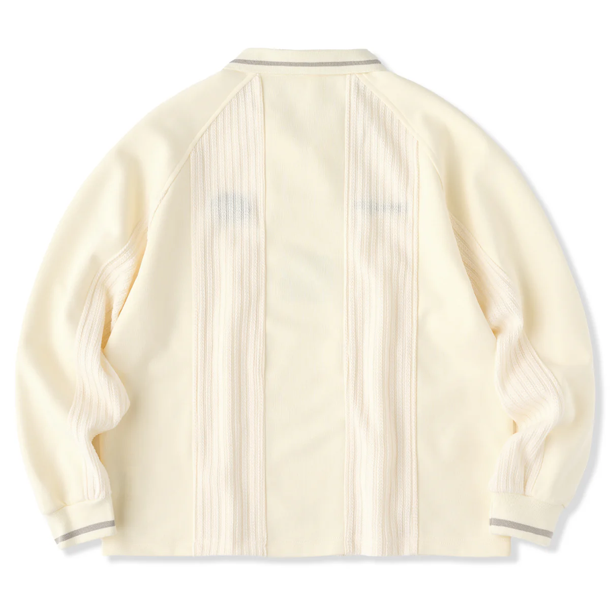 Cityboy 刺繍ワッペン付きニット織り切替ラグランプルオーバースウェット - Image 2