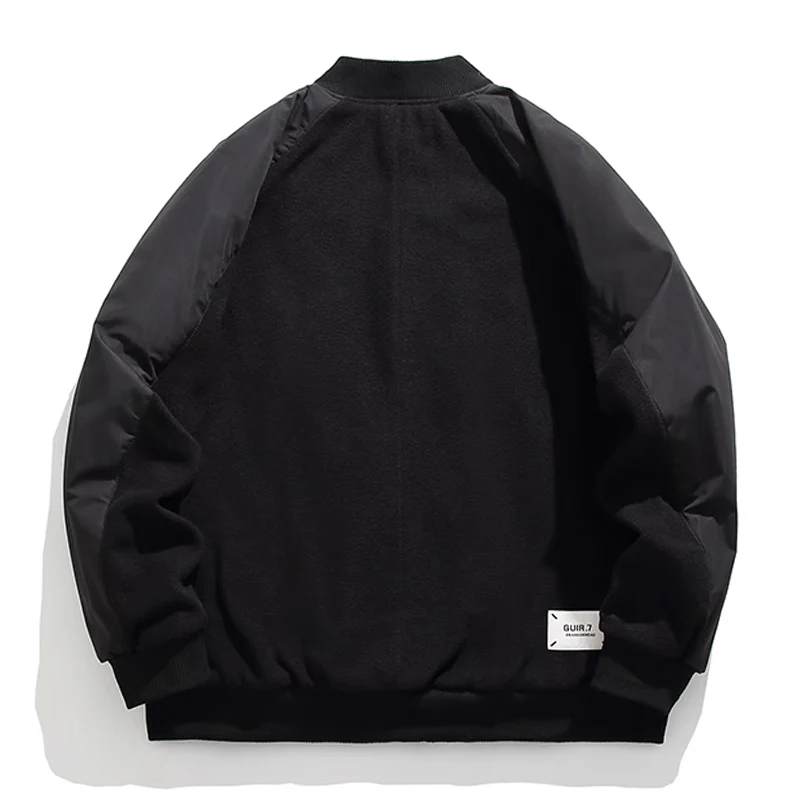 中綿入り フリース切替フライトジャケット - Image 4
