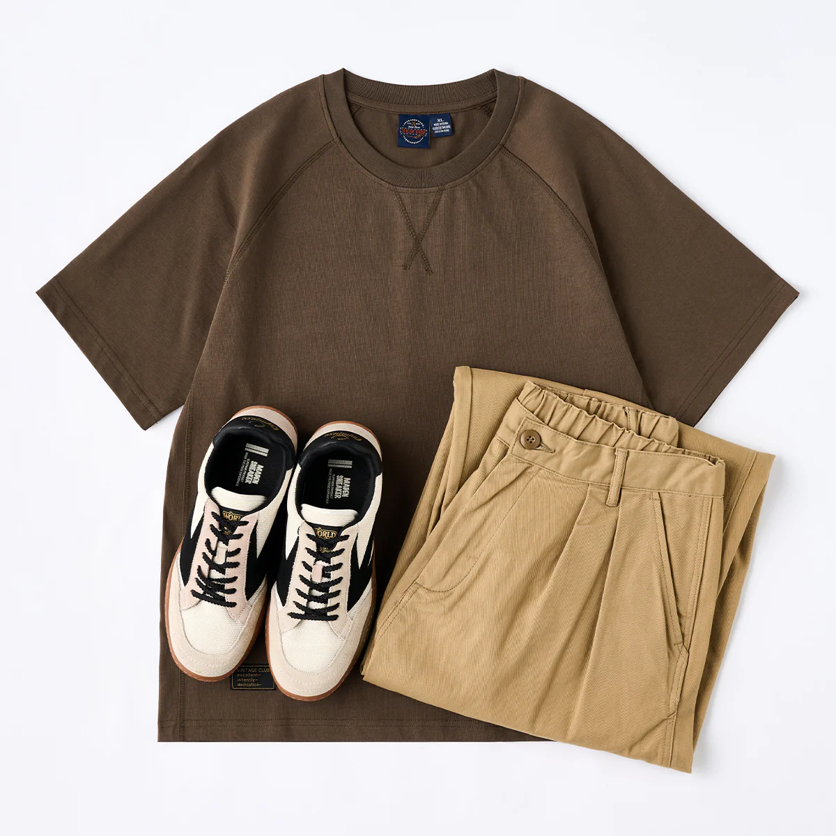 CLEANFIT　Vガゼット入りラグランスリーブコットンTee - Image 19