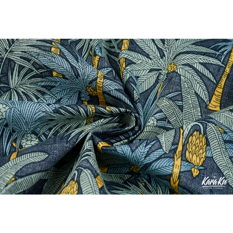「RETRO HAWAII」ヤシ科総柄アロハシャツ - Image 7