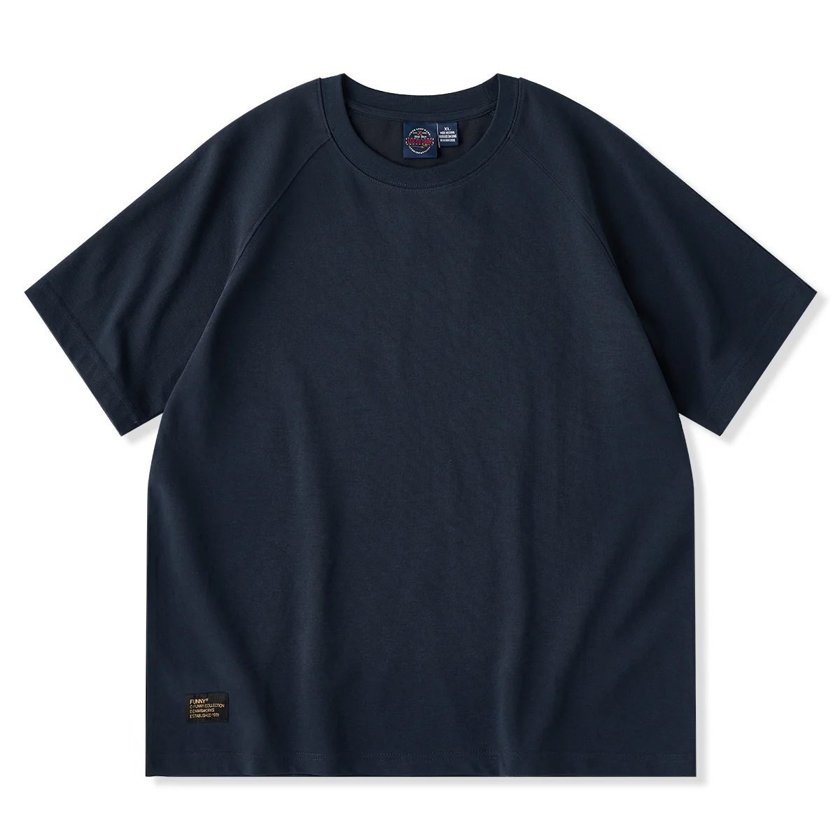 230gヘビーウェイト　無地ラグランスリーブTシャツ