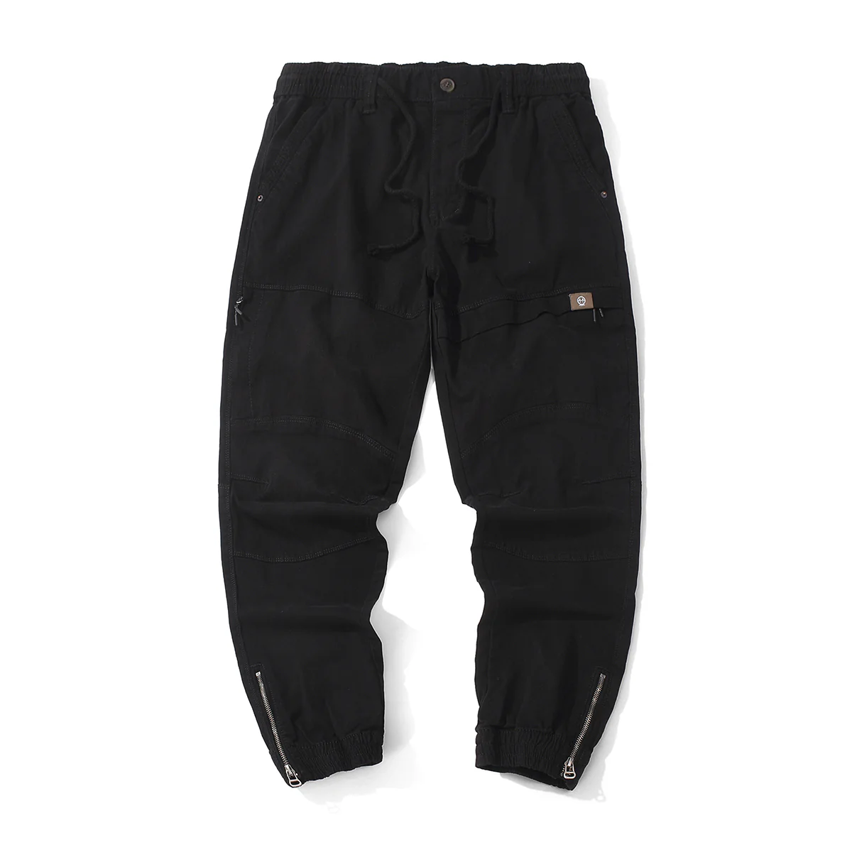 裾ジップ付き　膝パッチタクティカルパンツ - Image 3