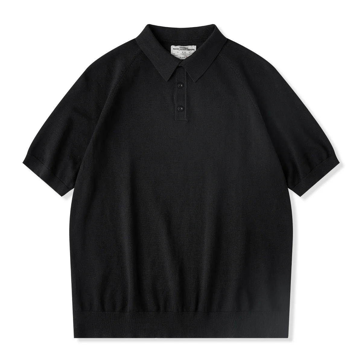 Business&Casual 無地7色ラグランスリーブニットポロシャツ - Image 6