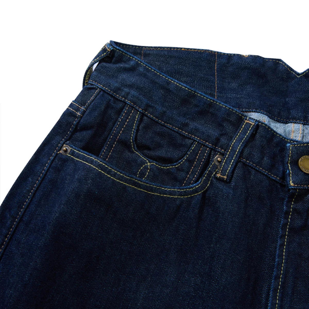 14.75oz 2タイプ選べるシンチバック付きヘビーウェイトデニムパンツ - Image 8