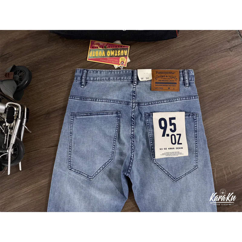 ペンキ&ダメージ加工 ウォッシュド赤耳デニムパンツ - Image 5