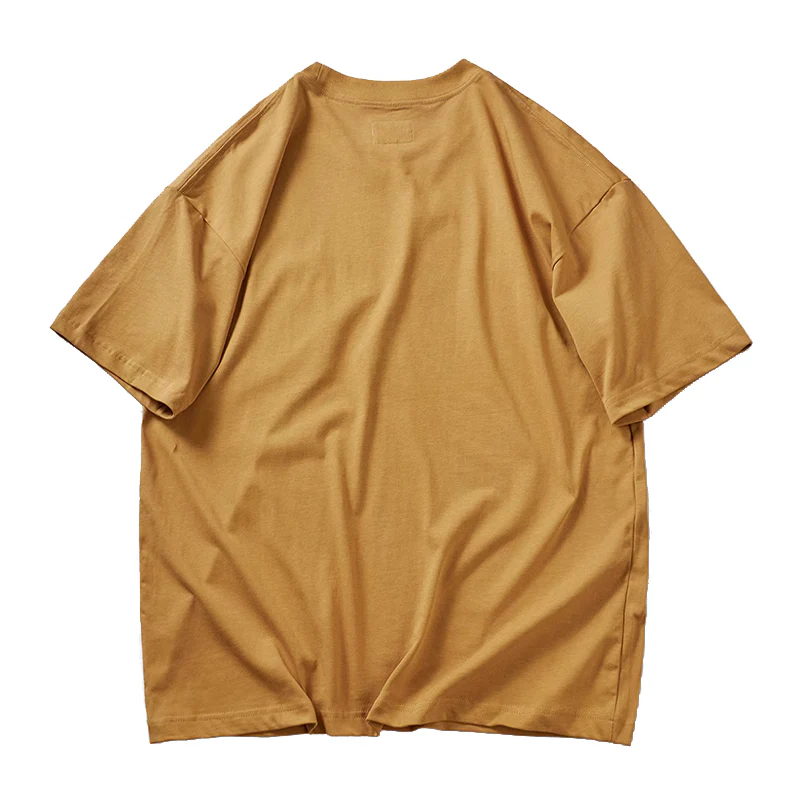 320gヘビーウェイト ドロップショルダーコットンTee - Image 4