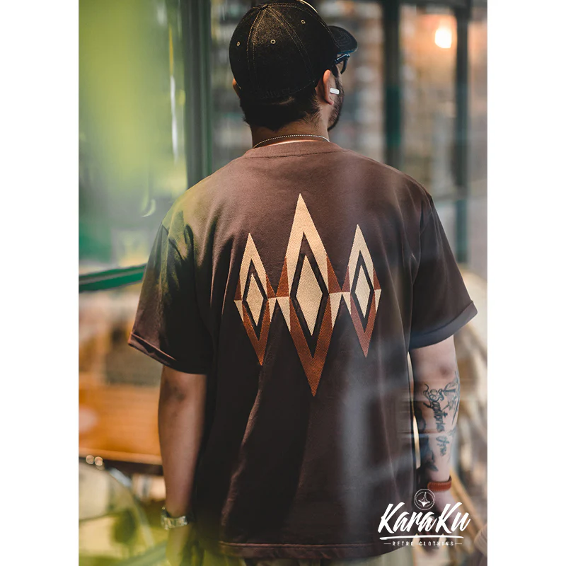 NAVAJO トーテム刺繡入りTシャツ - Image 3