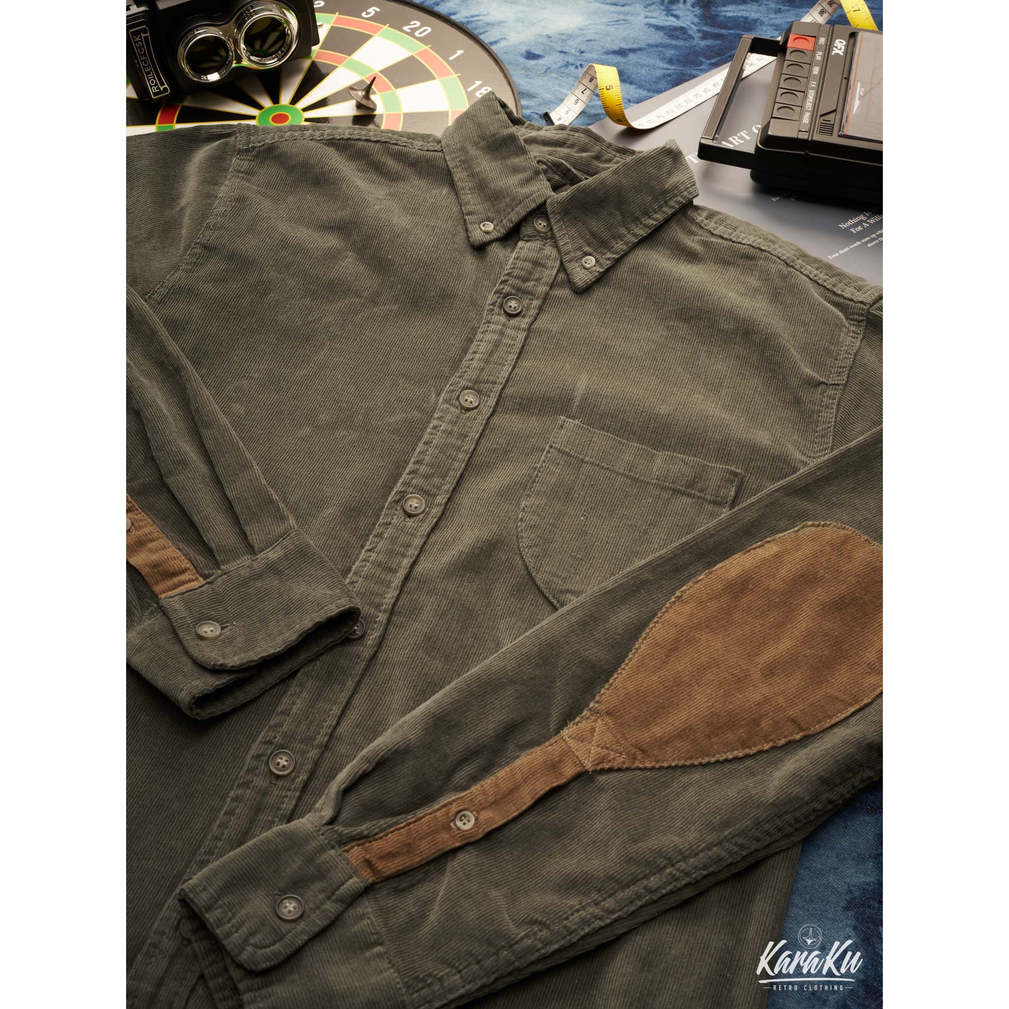 エルボーパッチ コーデュロイワークシャツ - Image 10