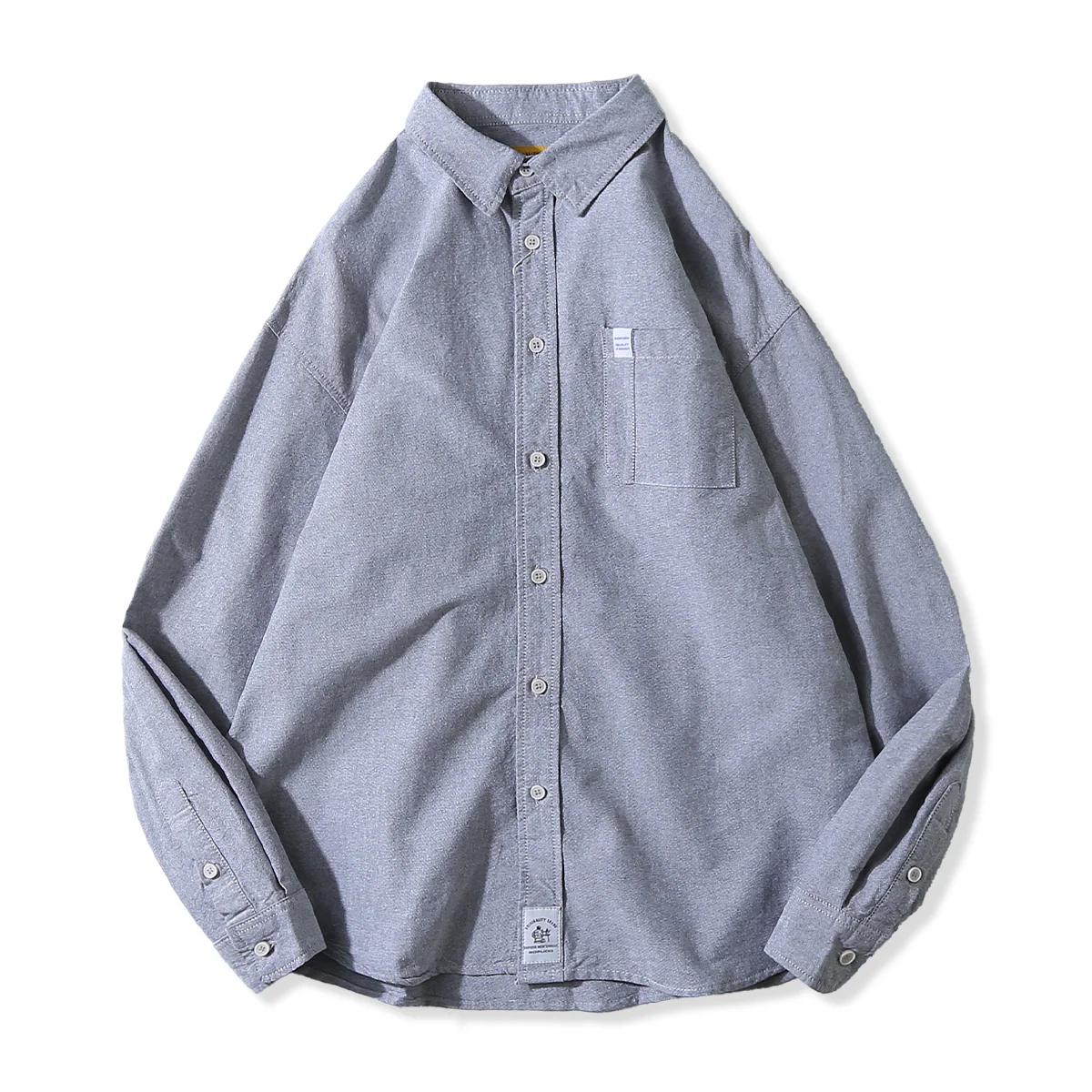 【大人気】Cleanfit 三色展開オックスフォード長袖シャツ - Image 3