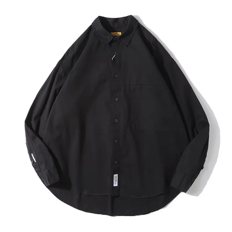 Cleanfit　無地三色ヘムライン長袖コットンシャツ - Image 2