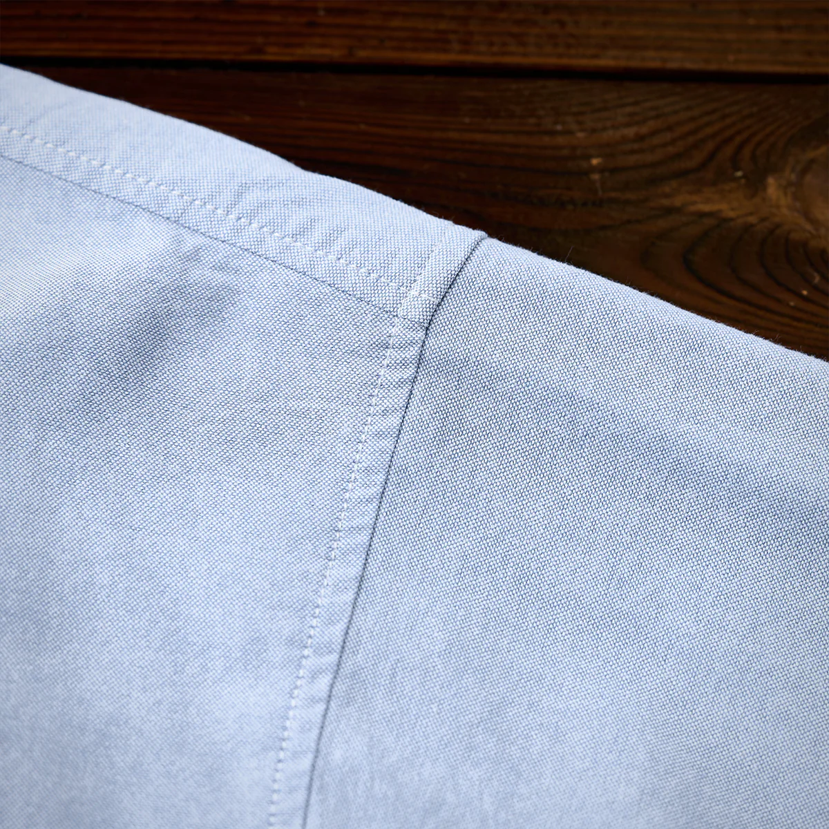 Cleanfit 赤ヒモ付き 刺繍入りオックスフォード長袖シャツ - Image 16