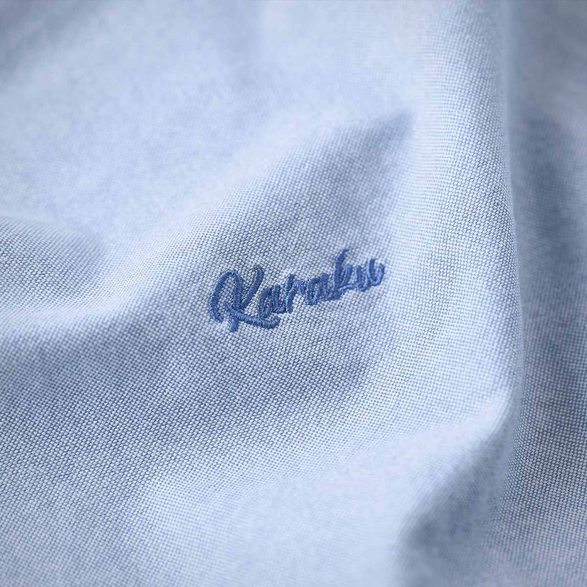 Cleanfit 赤ヒモ付き 刺繍入りオックスフォード長袖シャツ - Image 17