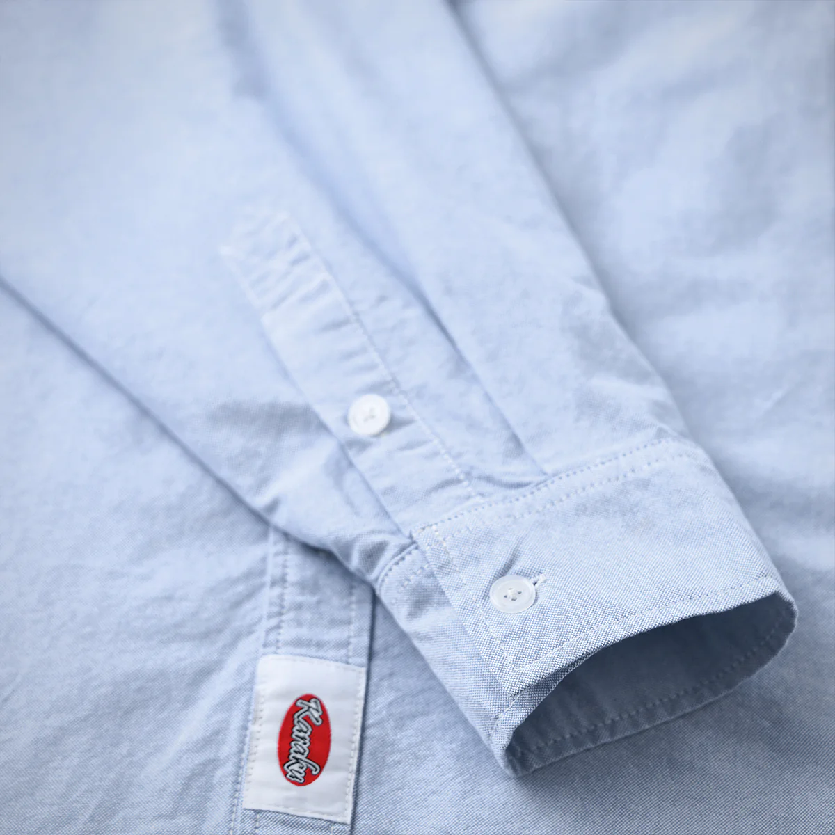 Cleanfit 赤ヒモ付き 刺繍入りオックスフォード長袖シャツ - Image 19