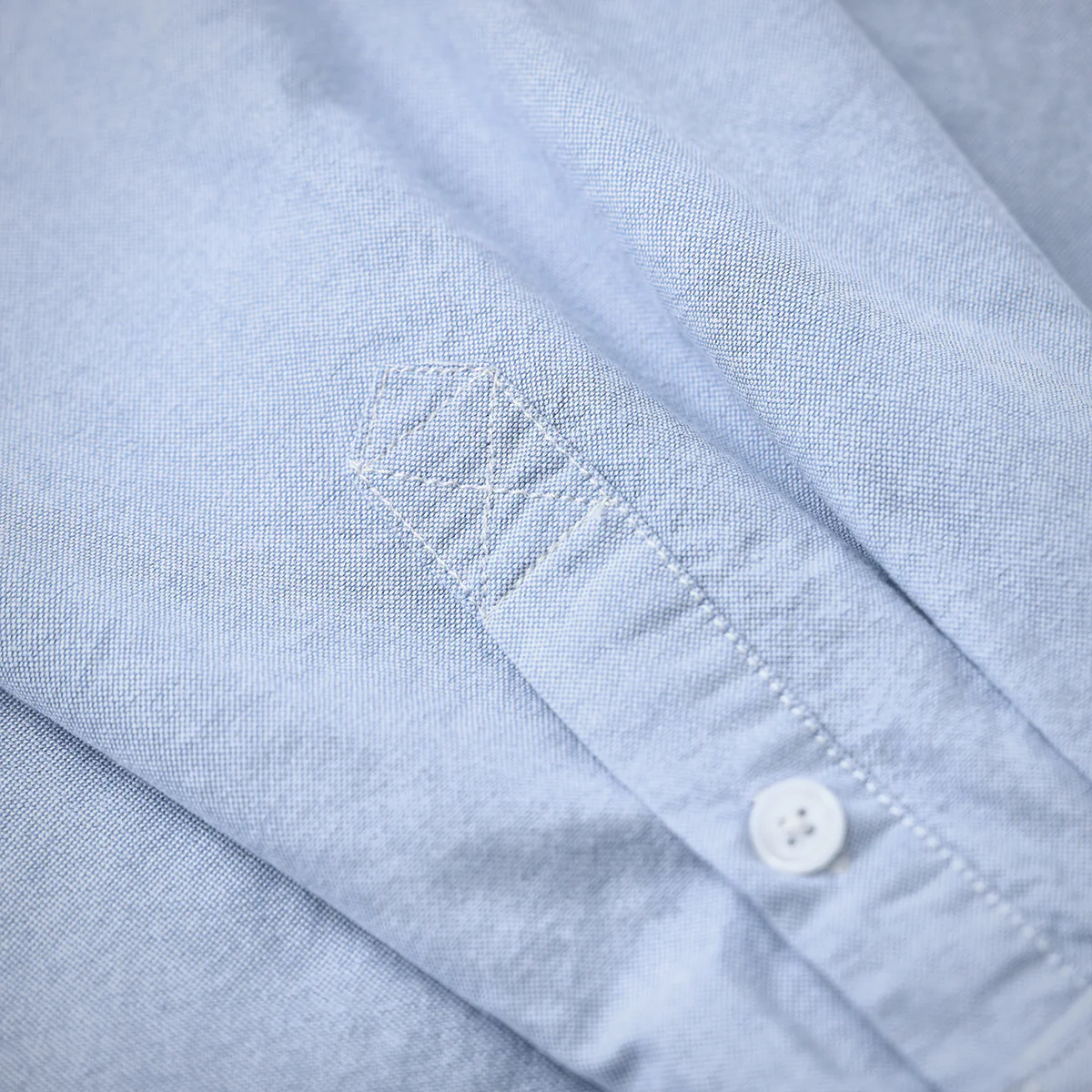 Cleanfit 赤ヒモ付き 刺繍入りオックスフォード長袖シャツ - Image 20