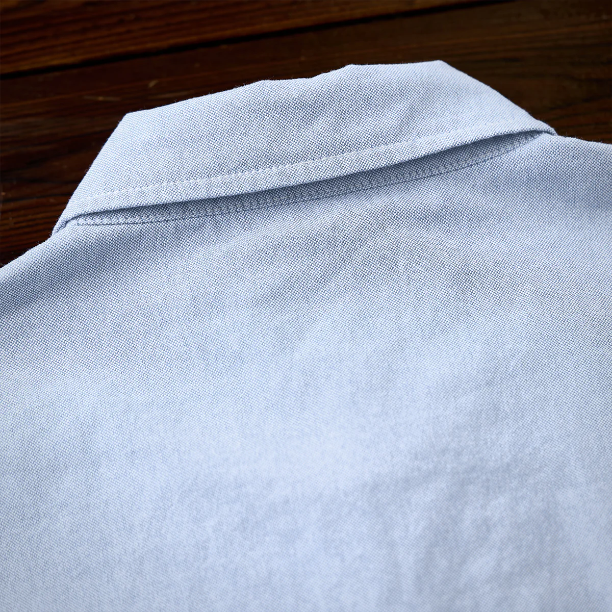 Cleanfit 赤ヒモ付き 刺繍入りオックスフォード長袖シャツ - Image 23