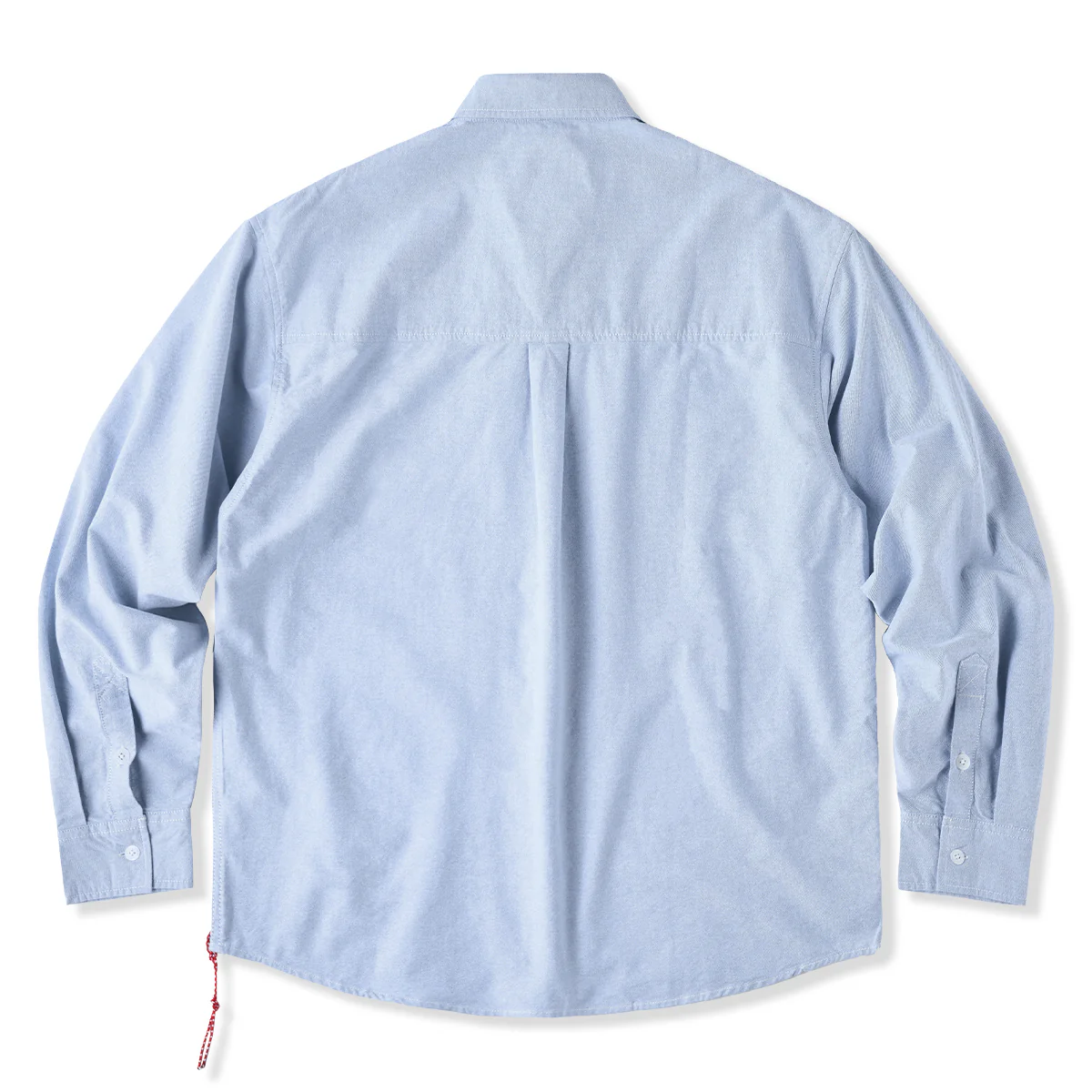 Cleanfit 赤ヒモ付き 刺繍入りオックスフォード長袖シャツ - Image 4