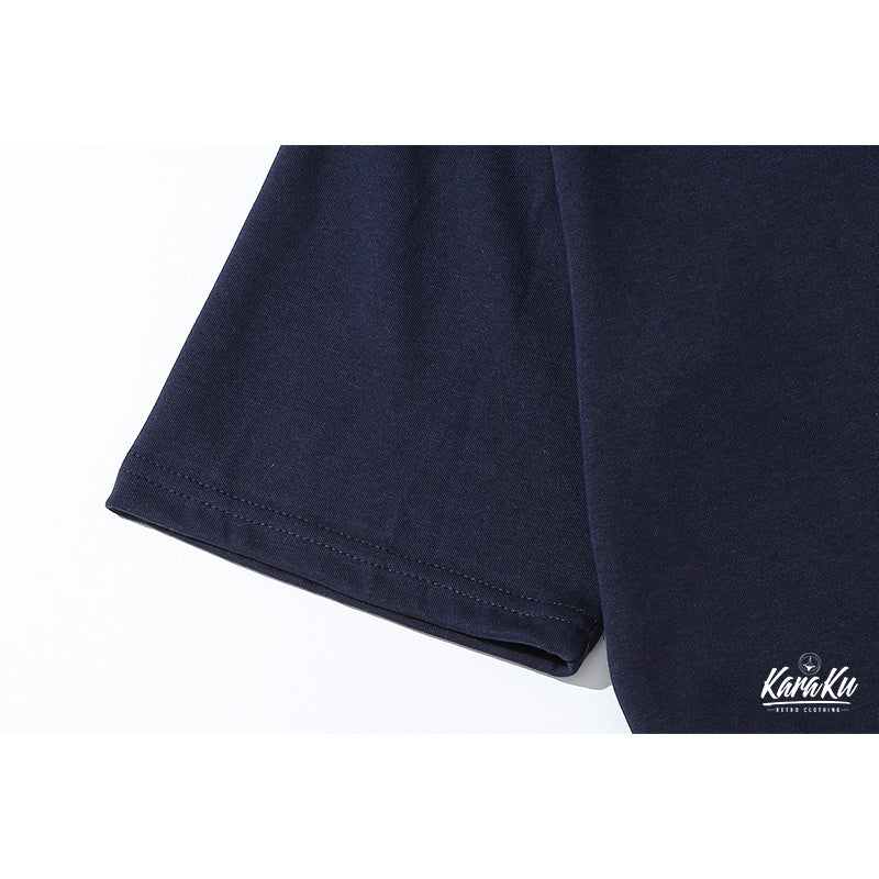 鯉のぼりプリント入り 四色展開クルーネック半袖tee - Image 8