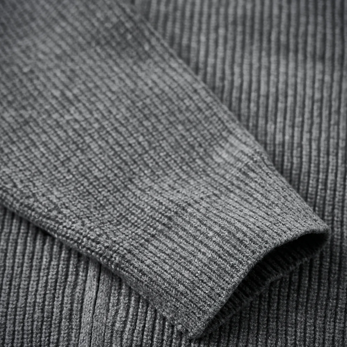 Button&Zipper　4色展開リブ編みニットカーディガン - Image 16