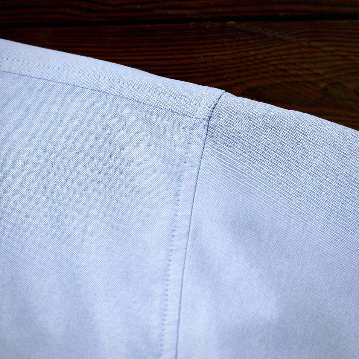 Cleanfit 赤ヒモ付き刺繍入りオックスフォード半袖シャツ - Image 12