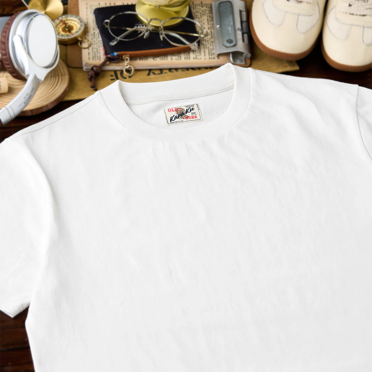 室町時代「百鬼夜行」プリントコットンベーシックTee - Image 4