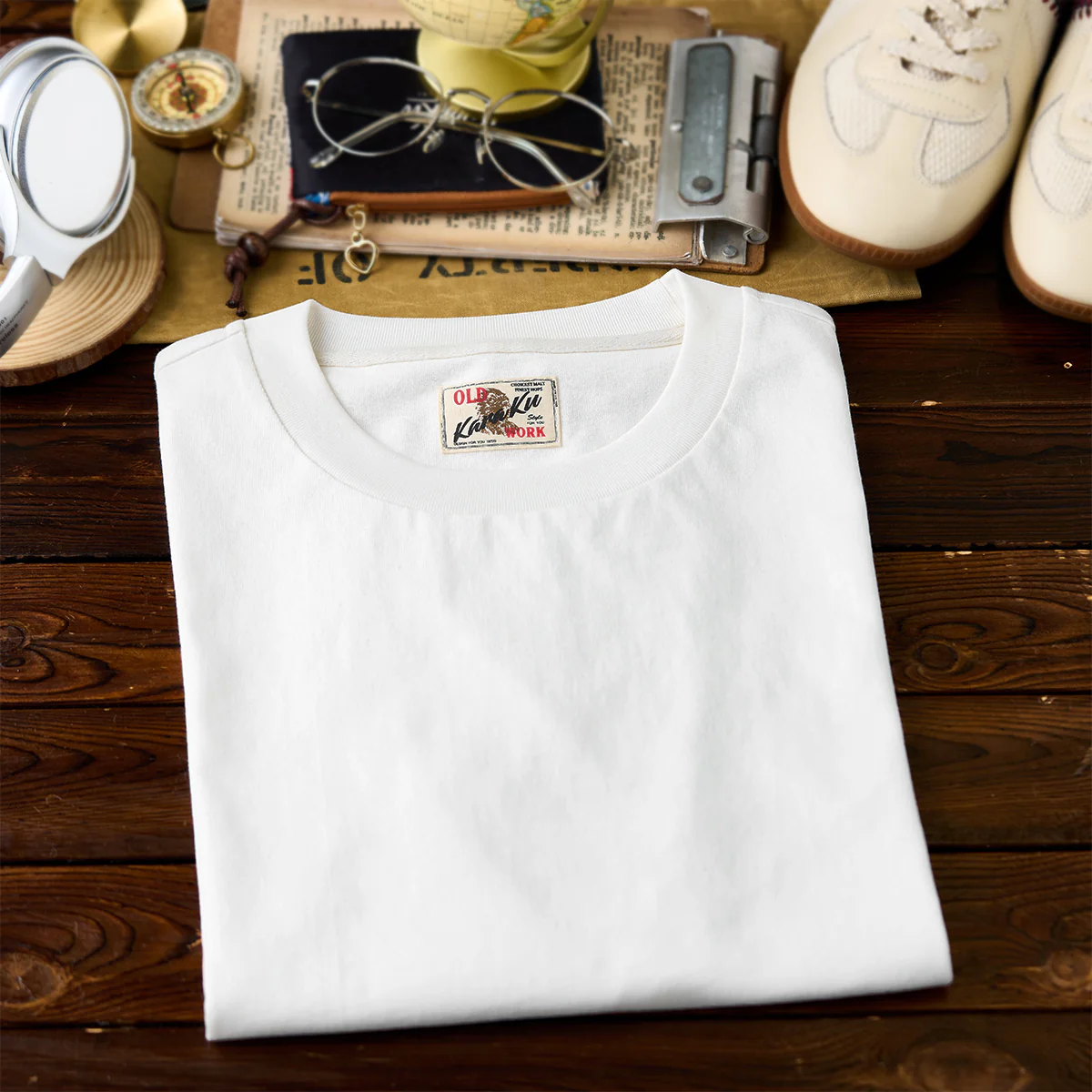室町時代「百鬼夜行」プリントコットンベーシックTee - Image 5