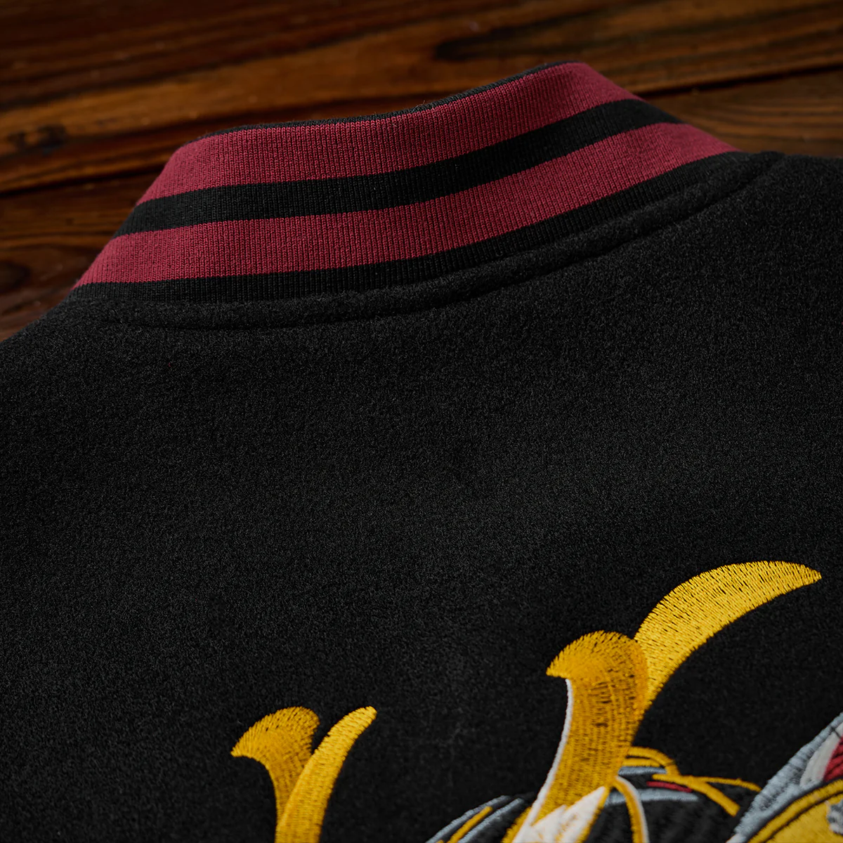 「烈吼ノ幕府将軍猫」刺繍＆karaku刺繍入りスタジャン - Image 18