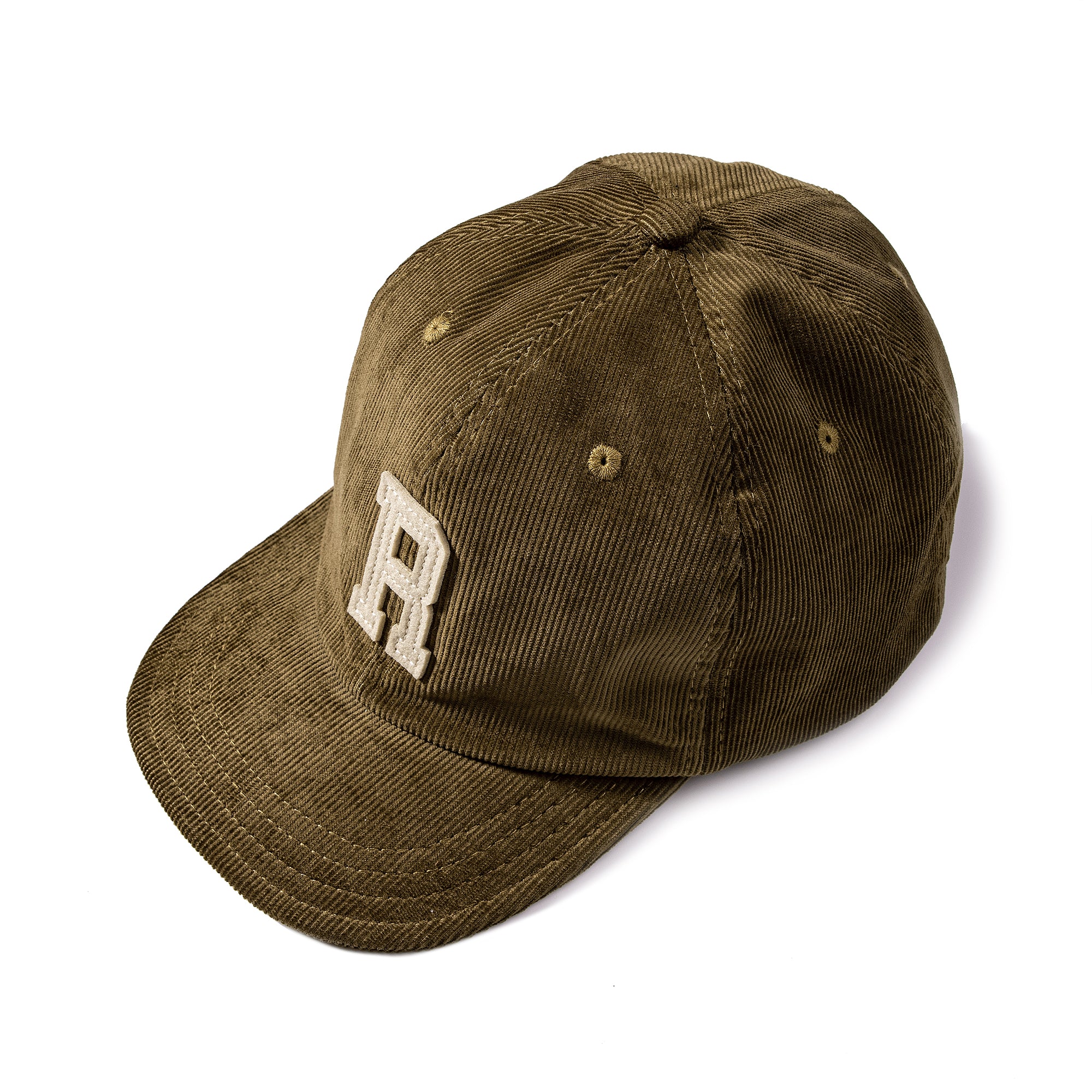 コーデュロイ 「R」ロゴベースボールキャップ