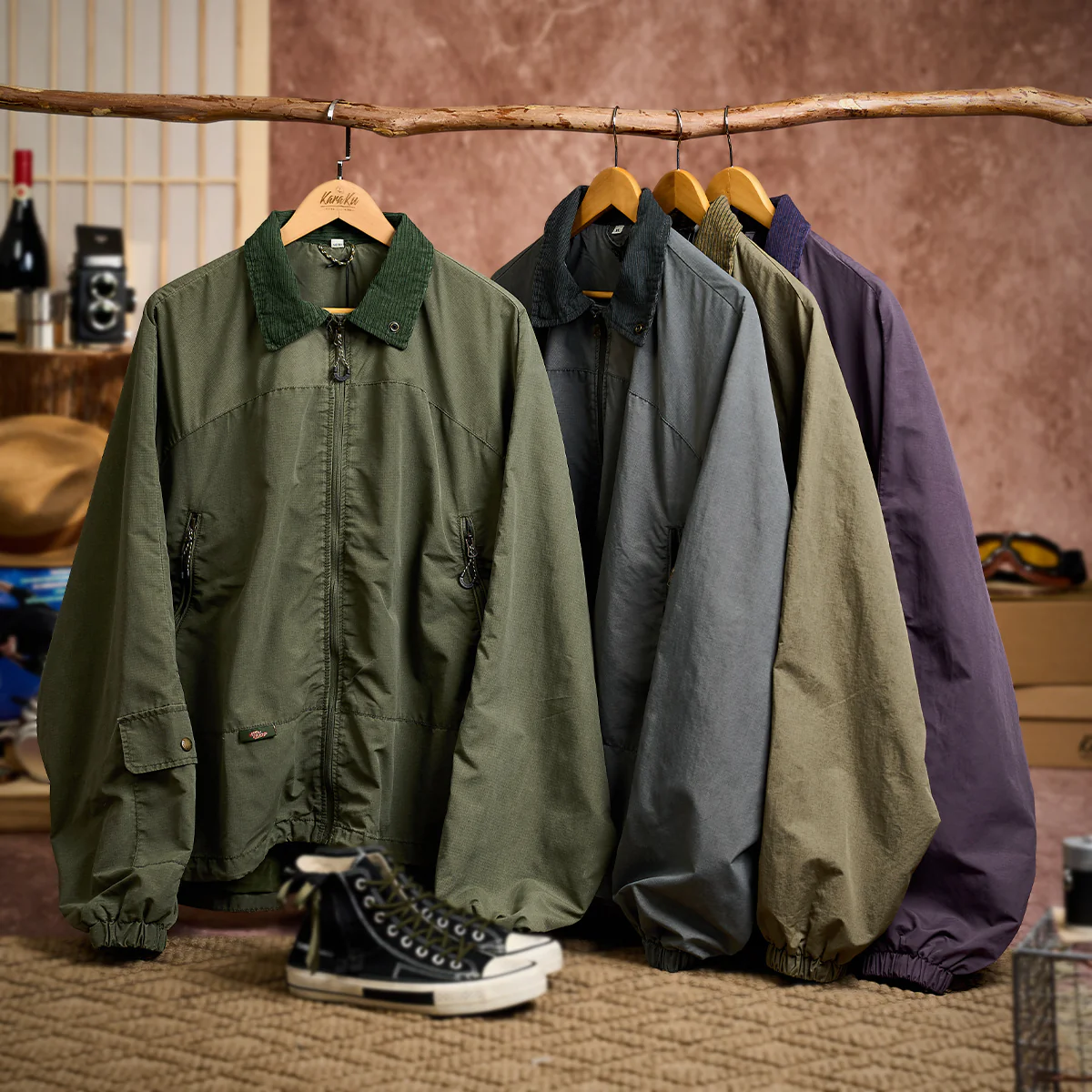 Urban Outdoor コーデュロイ襟ラグランマウンテンジャケット - Image 6