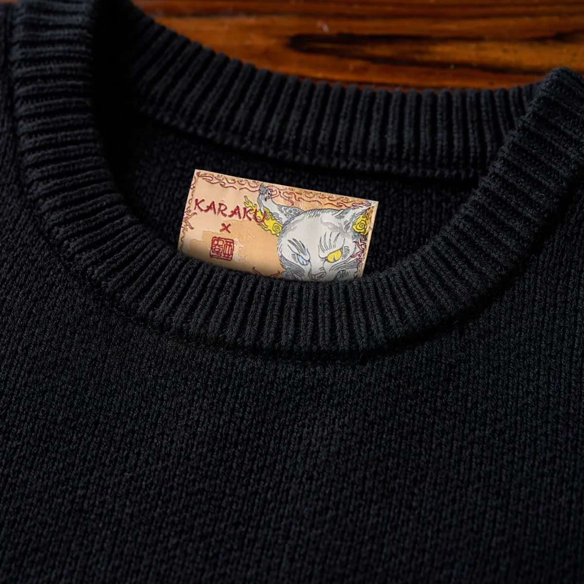 KARAKU×石黒亜矢子「毒つる茸」刺繡入りニットセーター - Image 12