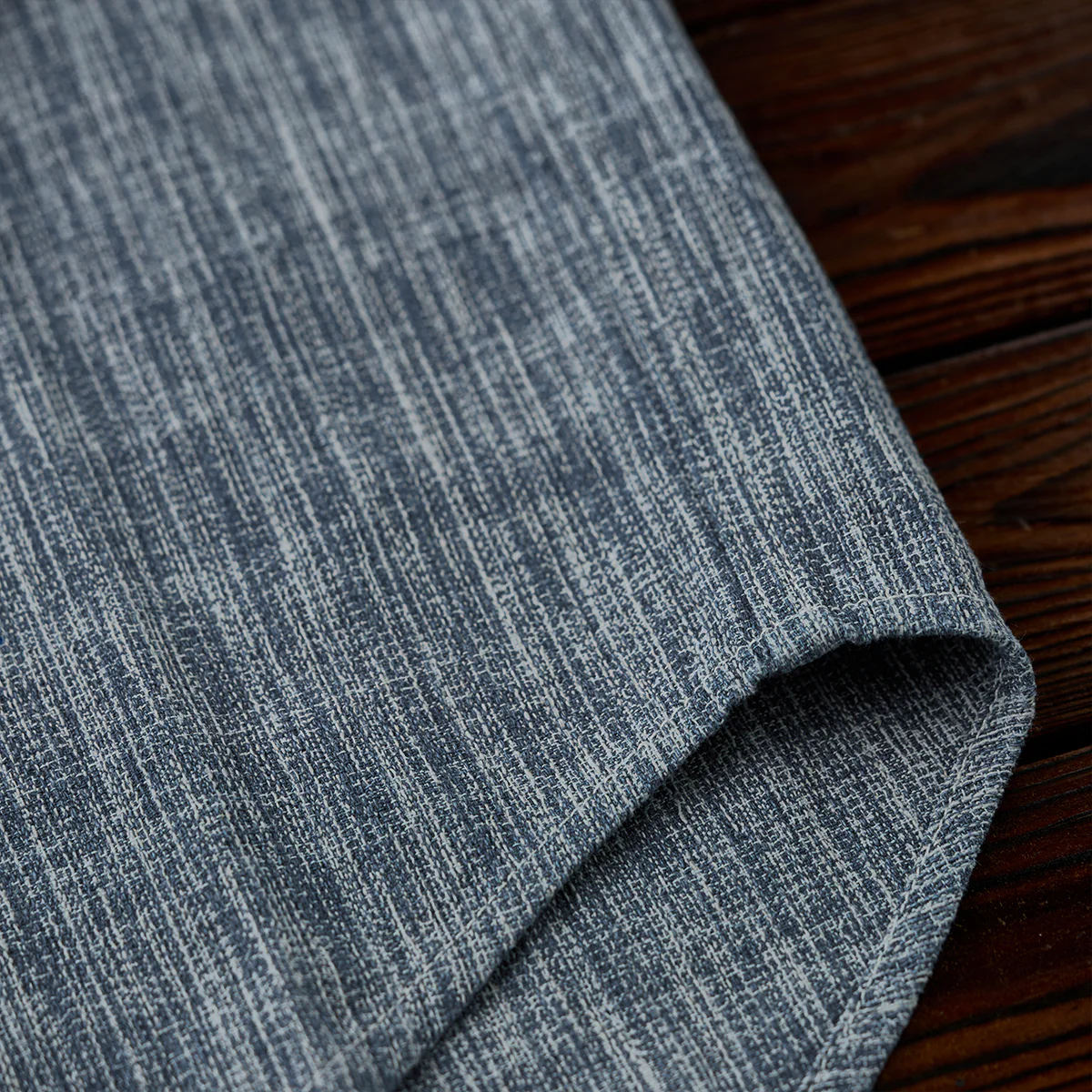 オーダーメイドパール調ボタン付き 「Karaku」刺繍入り先染めワークシャツ - Image 20