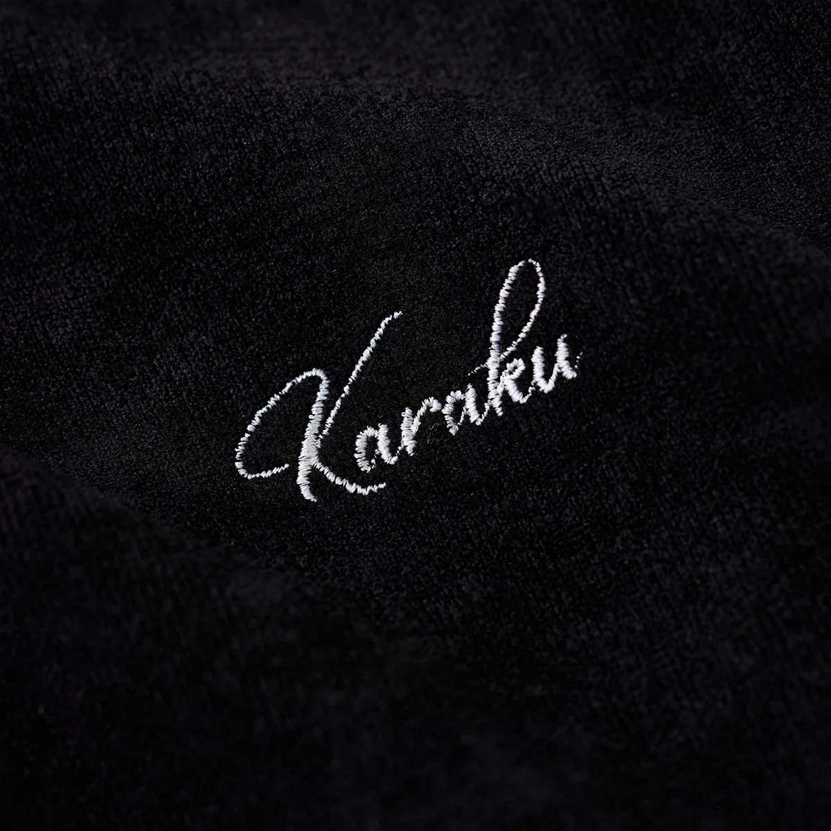 「KaraKu」刺繍入り 両面起毛フリースヘンリーネックスウェット - Image 10