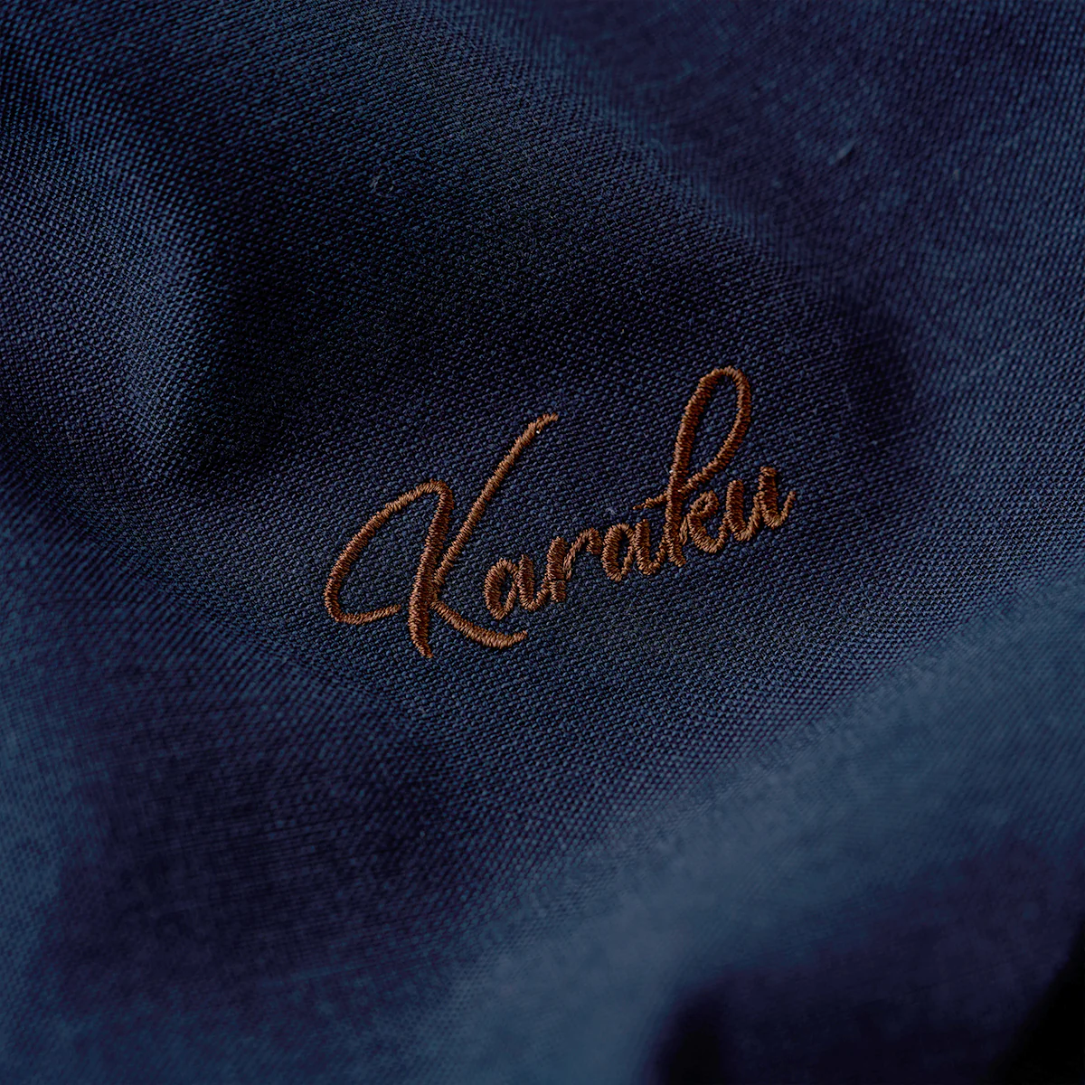 「Karaku」刺繡ロゴ 裏エスニック調柄テンセルコットン長袖シャツ - Image 11