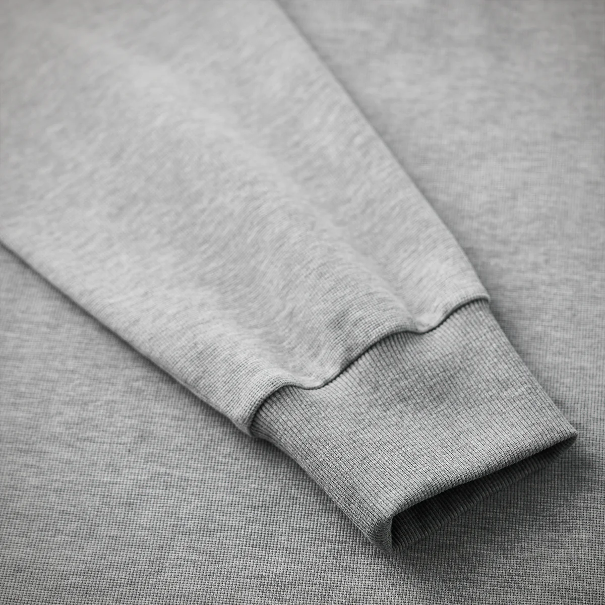 「STAY TRUE」刺繍ワッペン ハーフジップフェイクレイヤードワッフルロンT - Image 10
