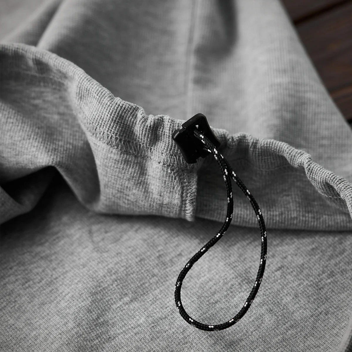 「STAY TRUE」刺繍ワッペン ハーフジップフェイクレイヤードワッフルロンT - Image 13