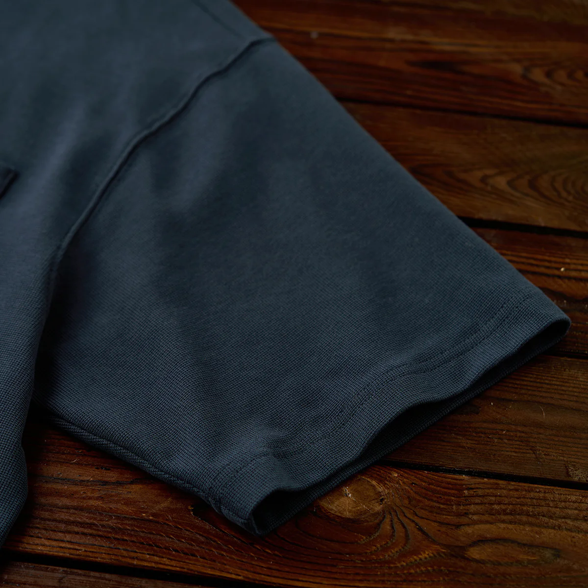 新色追加!「STAY TRUE」刺繍ワッペン 裾ドローコードワッフルTee - Image 10