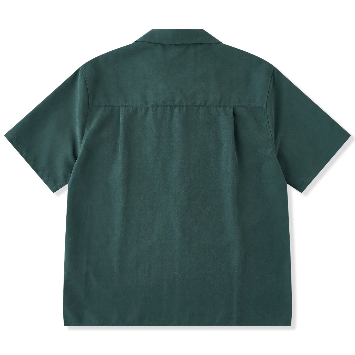 KARAKU×田中ラオウ「Green drift」虎刺繍入り　ピーチスキンキューバカラーシャツ - Image 2