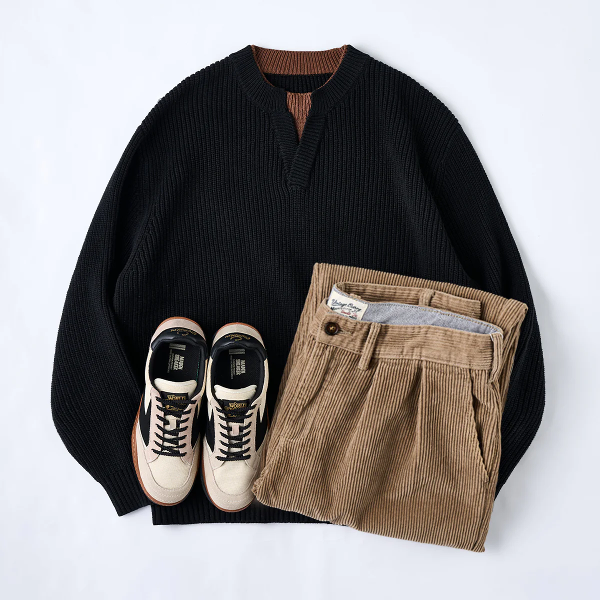 ヴィンテージ・コーデュロイワイドパンツ - Image 19