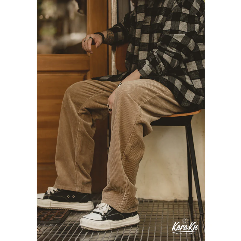 ヴィンテージ・コーデュロイワイドパンツ - Image 9