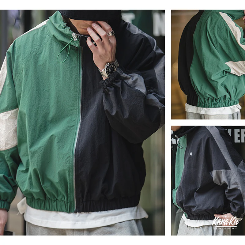 ダブルファスナーデザイン  配色切替 ジャケット - Image 19