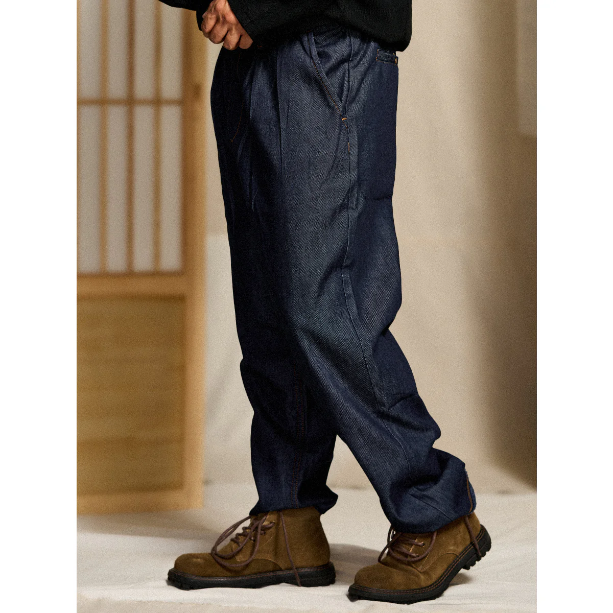 接触冷感「C-Blend」ストリートデニムパンツ - Image 4