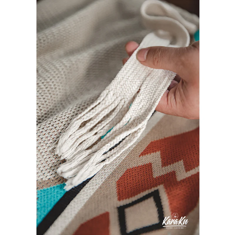 NAVAJO柄インターシャ編みショートパンツ - Image 8