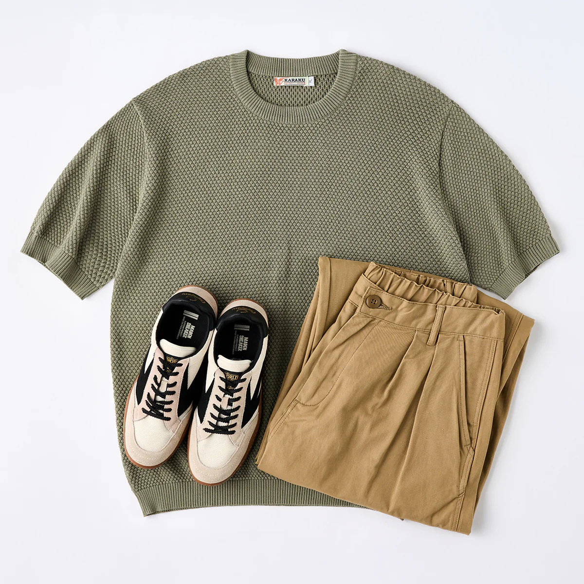 ヘビーウェイト パイナップルパイルニットTee - Image 17