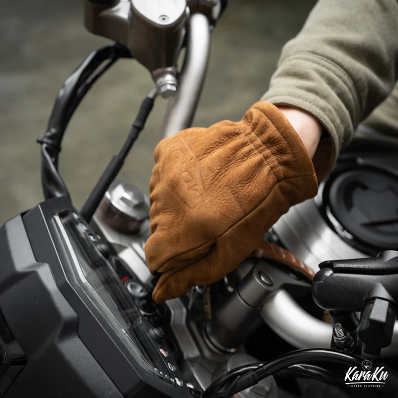 ユーズド牛革バイクグローブ - Image 5