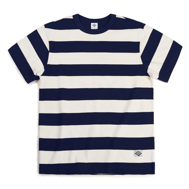 多色展開　ヘビーウエイトプリズナーボーダーTシャツ