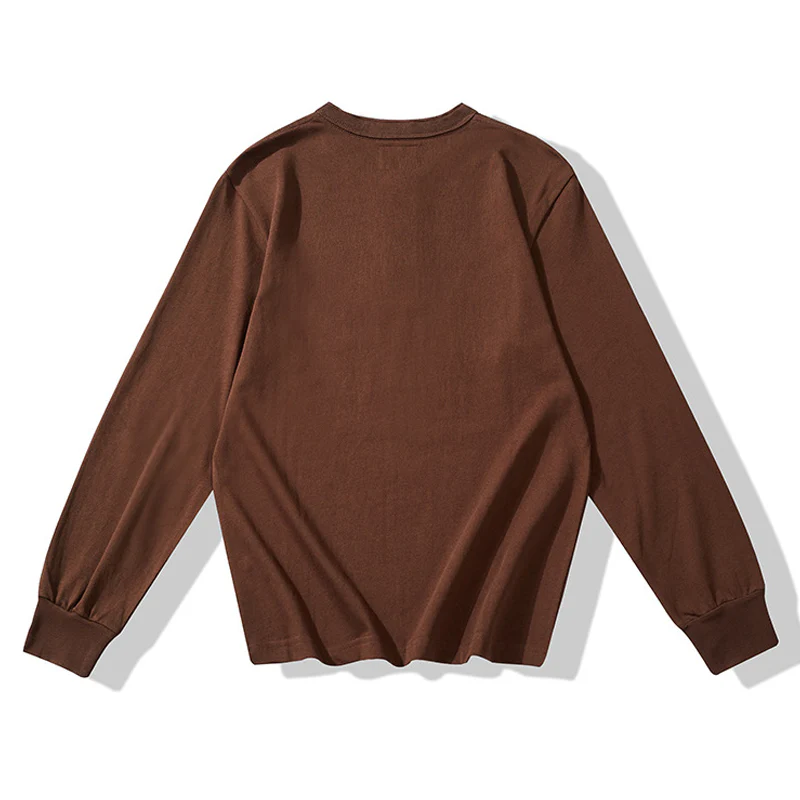 ヘビーウェイト無地ヘンリーTシャツ　長袖 - Image 7