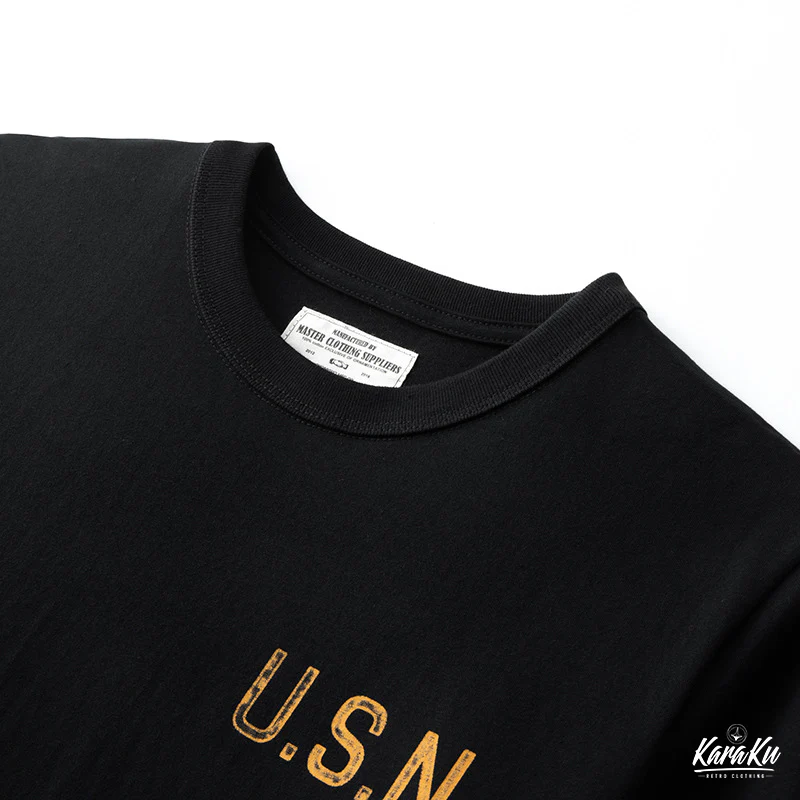 U.S.NAVY ミリタリープリントコットンTee - Image 11