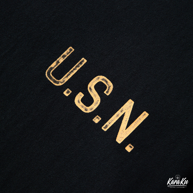 U.S.NAVY ミリタリープリントコットンTee - Image 15