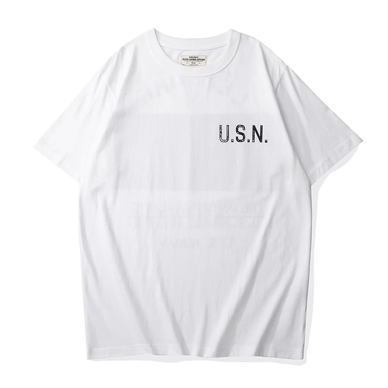 U.S.NAVY ミリタリープリントコットンTee - Image 3