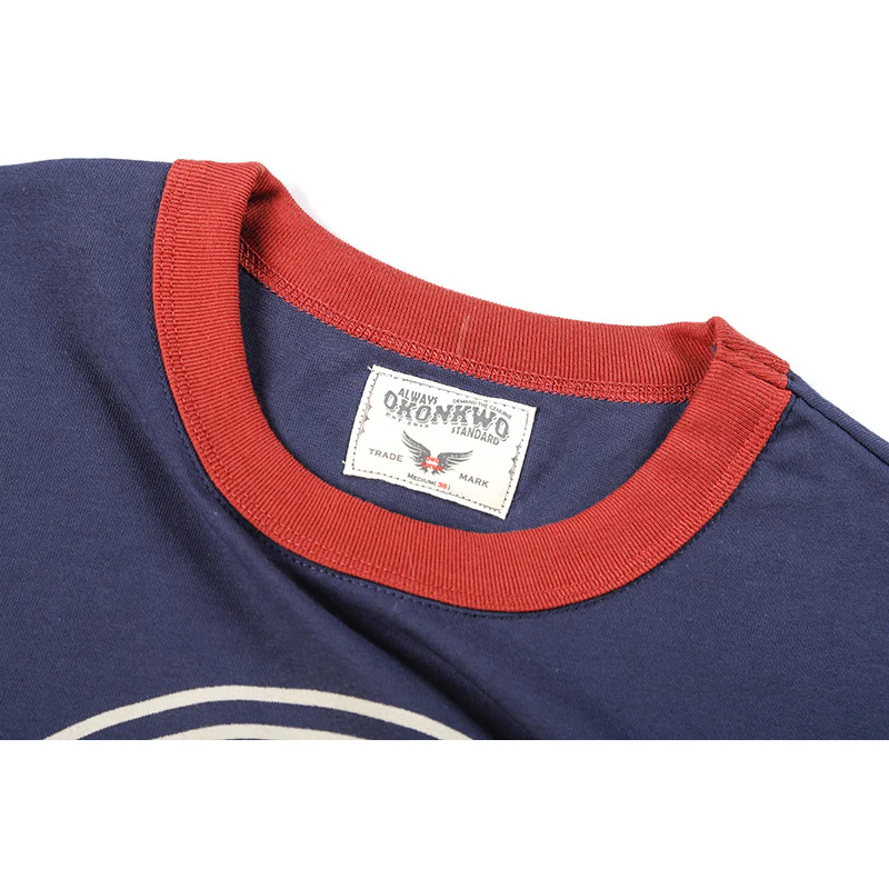 BikerStyle リブカラー切替リンガーＴシャツ - Image 11