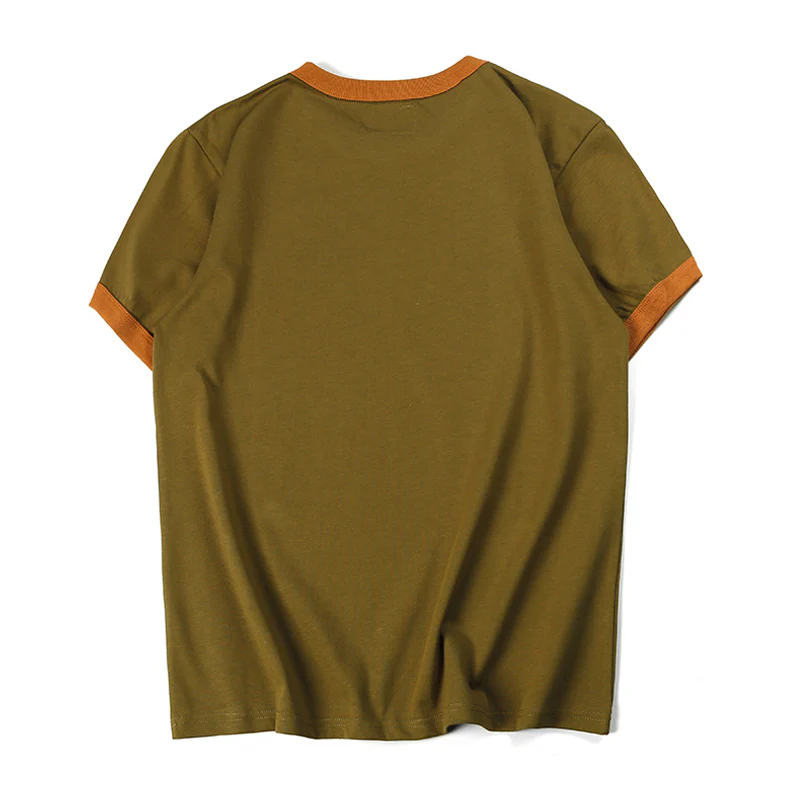 BikerStyle リブカラー切替リンガーＴシャツ - Image 6